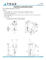 Предварительный просмотр 10 страницы True FUSE XL-1100 Owner'S Manual