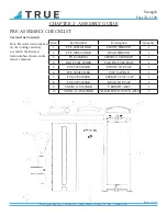 Предварительный просмотр 12 страницы True FUSE XL-1100 Owner'S Manual