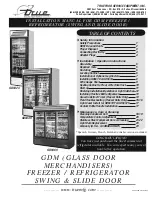 True GDM-10 Installation Manual preview