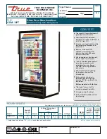 True GDM-10PT Specifications preview