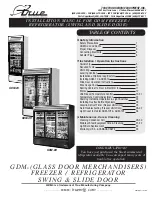 True GDM-23 Installation Manual preview