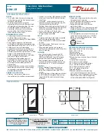 Preview for 2 page of True GDM-23F Specifications