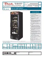 Preview for 1 page of True GDM-23W-RF Specifications