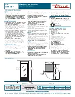 Предварительный просмотр 2 страницы True GDM-26RF Specifications