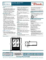 Предварительный просмотр 2 страницы True GDM-33SL-60 Specifications