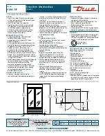 Preview for 2 page of True GDM-35F Specifications