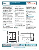 Preview for 2 page of True GDM-43F Specifications