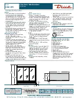 Preview for 2 page of True GDM-69FC Specifications