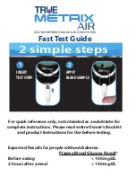 Preview for 2 page of True METRIX AIR Owner'S Booklet