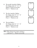 Preview for 35 page of True METRIX AIR Owner'S Booklet