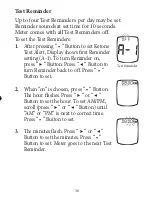 Preview for 38 page of True METRIX AIR Owner'S Booklet