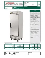 True T-19E Specifications предпросмотр