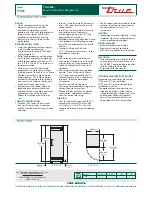 Предварительный просмотр 2 страницы True T-19E Specifications