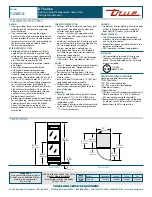 Предварительный просмотр 2 страницы True T-23DT-G Specifications