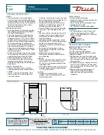 Предварительный просмотр 2 страницы True T-23F Specifications