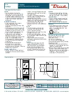 Предварительный просмотр 2 страницы True T-23G-2 Specifications