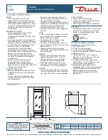 Предварительный просмотр 2 страницы True T-23G Specifications