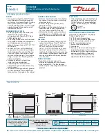 Preview for 2 page of True T-36-GC-S Specifications