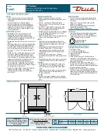 Предварительный просмотр 2 страницы True T-49DT Specifications