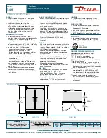 Предварительный просмотр 2 страницы True T-49F Specifications