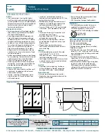 Preview for 2 page of True T-49FG Specifications