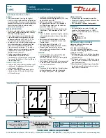 Предварительный просмотр 2 страницы True T-49G Specifications