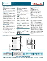 Preview for 2 page of True TA1R-2HS Specifications