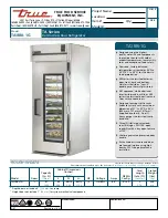 True TA1RRI-1G Specifications предпросмотр