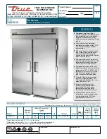 True TA2FRI-2S Specifications preview