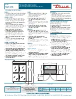 Preview for 2 page of True TA2H-4HG Specifications