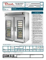 True TA2RRI-2G Specifications предпросмотр