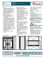 Предварительный просмотр 2 страницы True TA2RRT-2G-2S Specifications