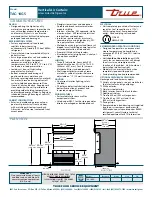 Предварительный просмотр 2 страницы True TAC-14GS Specifications