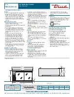 Предварительный просмотр 2 страницы True TBB-24-60G-SD Specifications