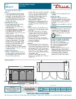 Preview for 2 page of True TBB-24-72 Specifications