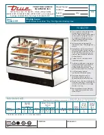 Preview for 1 page of True TCGDZ-59 Specifications