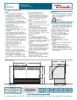 Preview for 2 page of True TCGG-72-S Specifications