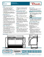 Preview for 2 page of True TCGG-72 Specifications