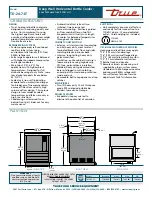 Preview for 2 page of True TD-24-7-LT Specifications