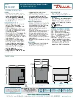 Preview for 2 page of True TD-36-12-LT Specifications