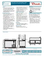 Preview for 2 page of True TD-50-18-LT-S Specifications