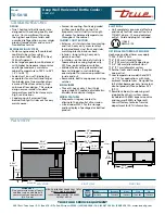 Preview for 2 page of True TD-50-18 Specifications