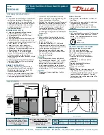 Предварительный просмотр 2 страницы True TDB-24-48 Specifications