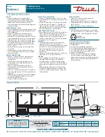 Preview for 2 page of True TDBD-96-3 Specifications