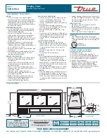 Preview for 2 page of True TDBD-96-6 Specifications