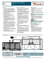 Preview for 2 page of True TDD-4 Specifications