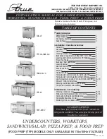 Preview for 1 page of True TFP-48-18M-D-4 Installation Manual