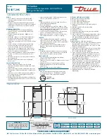 Предварительный просмотр 2 страницы True TG1DT-2HS Specifications