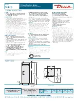 Preview for 2 page of True TG1H-1S Specifications