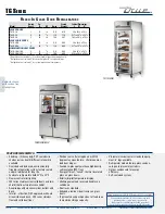 True TG1R-1G Specifications preview